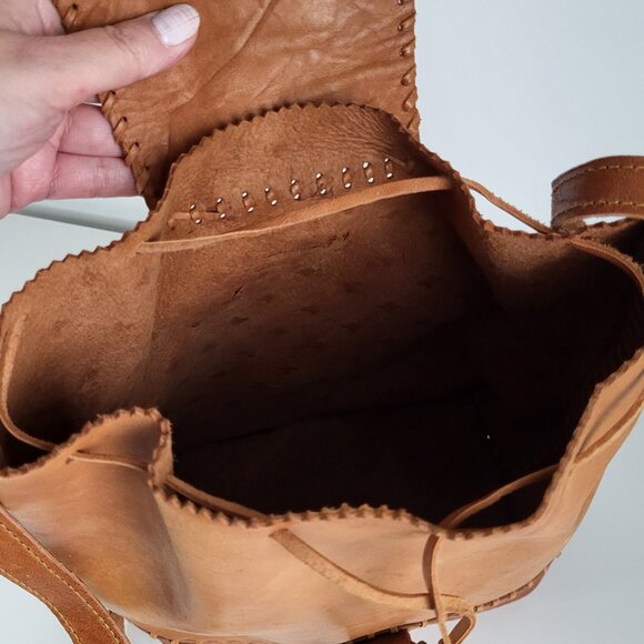 New Handmade Tooled Leather Bag Purse I Boho Western Style - Picture 10 of 10